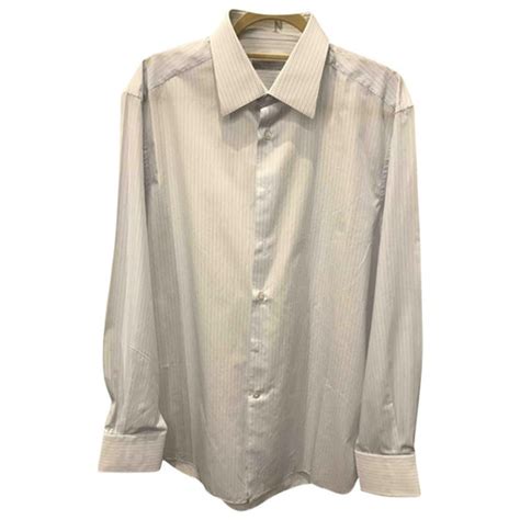 Shirt Prada Pink size 42 EU (tour de cou / collar) in Cotton